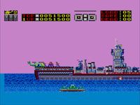 une photo d'Ã©cran de Choplifter sur Sega Master System
